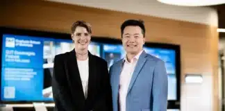 QUT MBAs Lizzie Weigh (Left) and Frank Yong (Right)